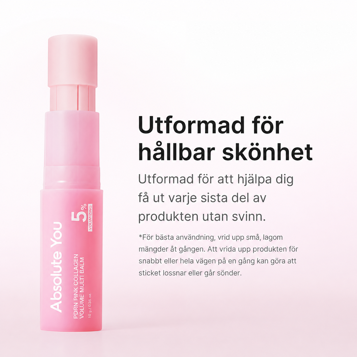 Absolute You Pink Collagen Glow Stick