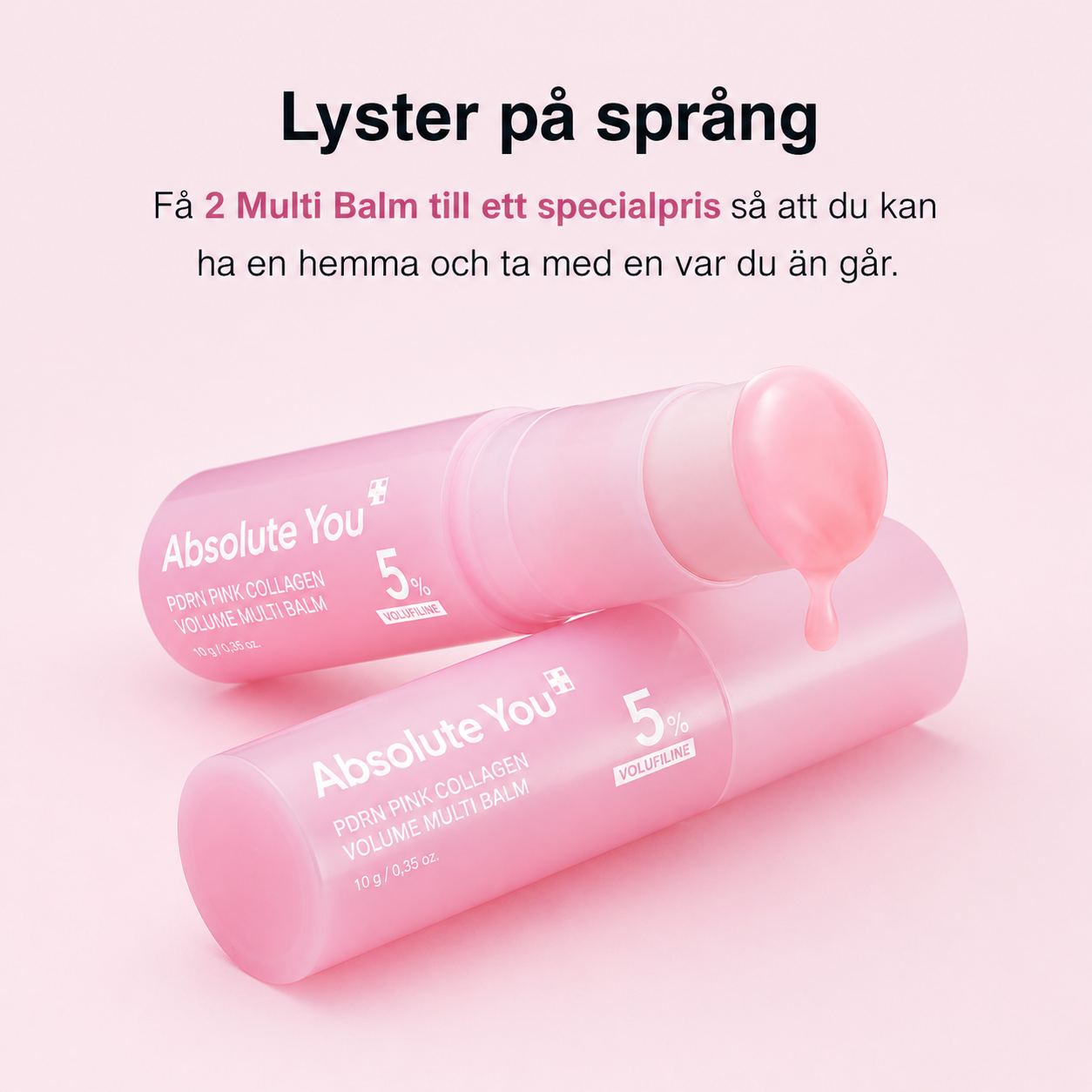 Absolute You Pink Collagen Glow Stick
